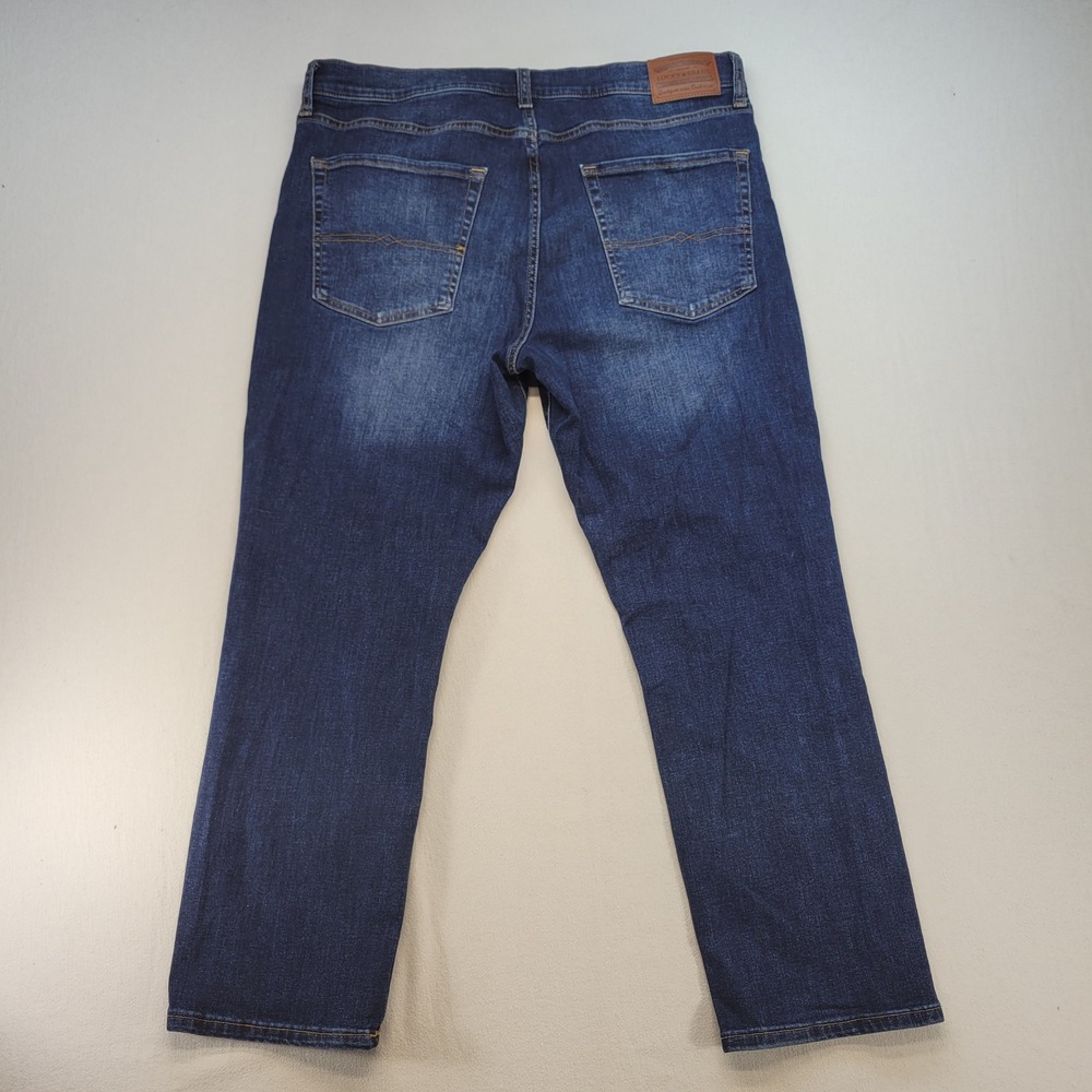 Lucky Brand 410 Athletic Straight Jeans Mens 38x29 Blue Denim Stretch - Picture 3 of 12